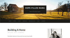 Desktop Screenshot of hopefilledmama.com